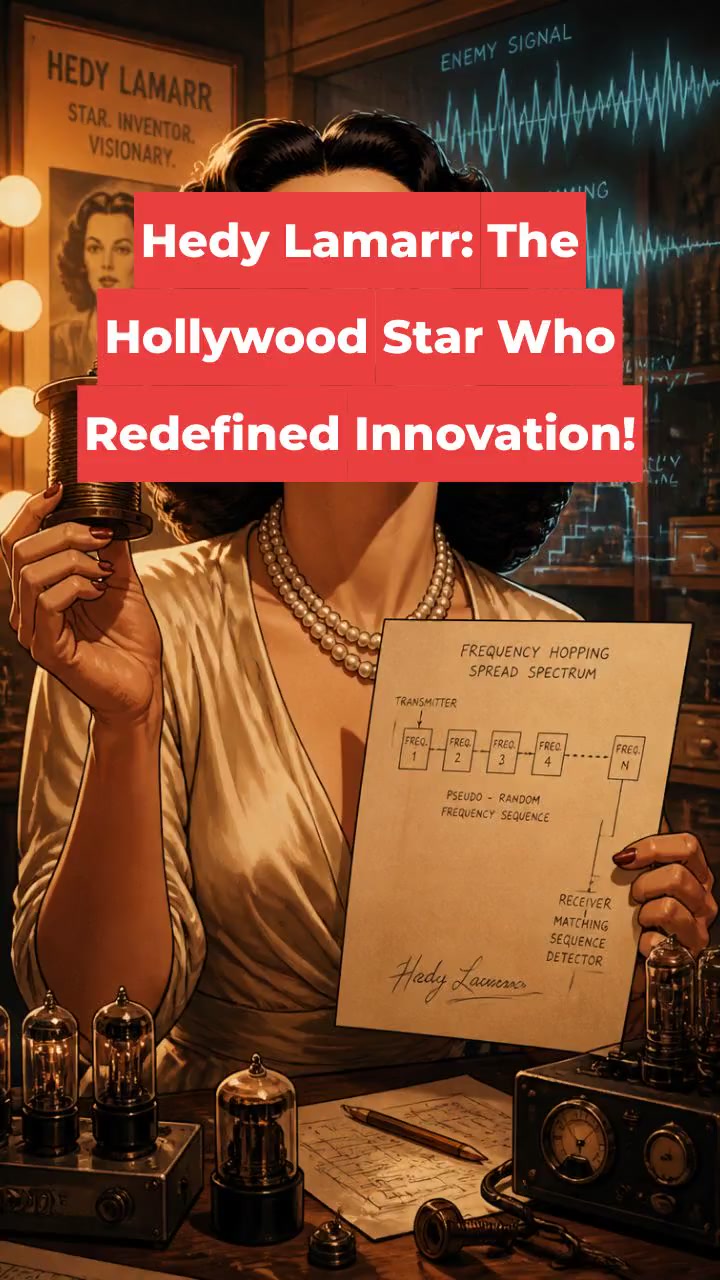 Hedy Lamarr: The Hollywood Star Who Redefined Innovation!