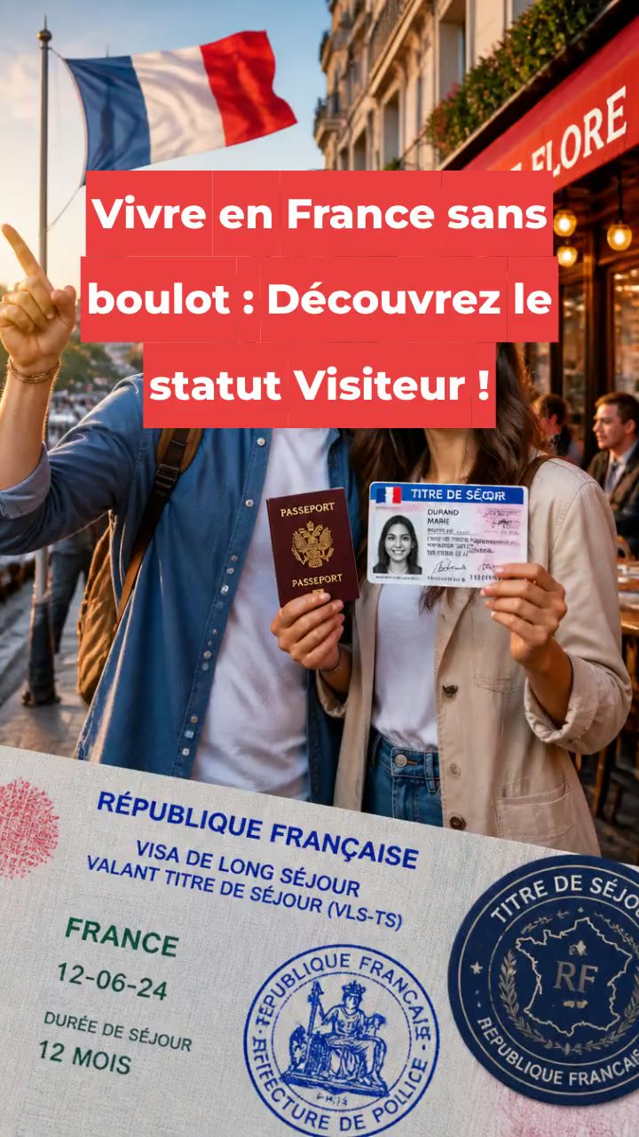 Vivre en France sans boulot : Découvrez le statut Visiteur !