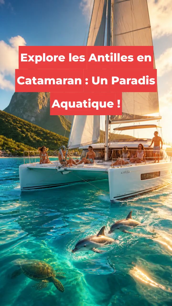 Explore les Antilles en Catamaran : Un Paradis Aquatique !