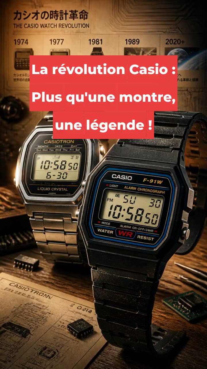 La révolution Casio : Plus qu'une montre, une légende !