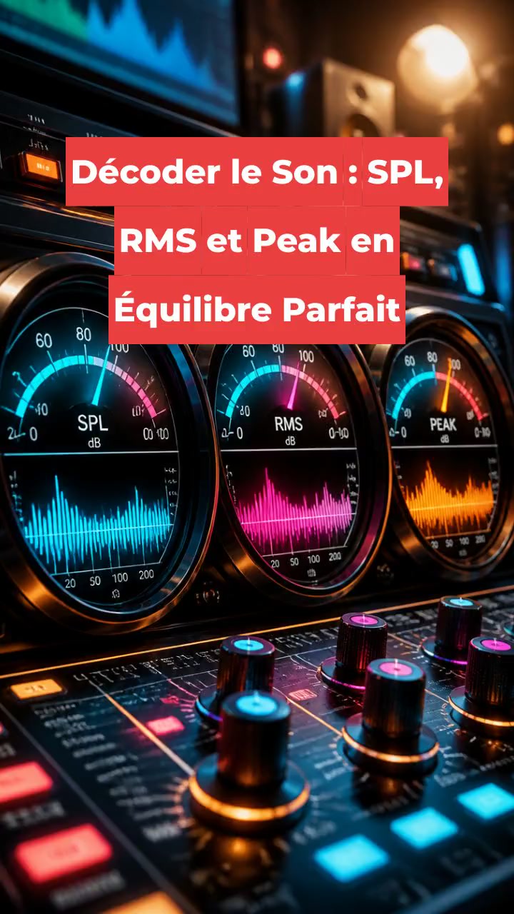 Décoder le Son : SPL, RMS et Peak en Équilibre Parfait