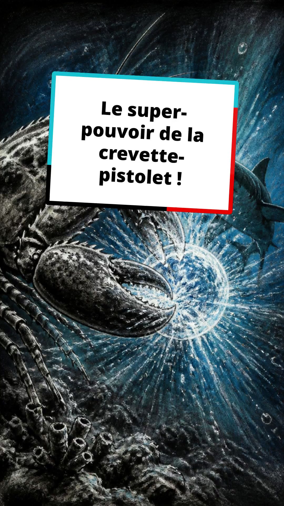 La crevette qui peut assommer un requin !