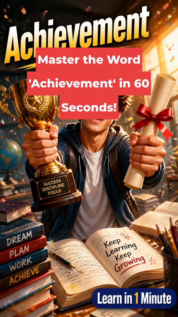 Master the Word 'Achievement' in 60 Seconds!