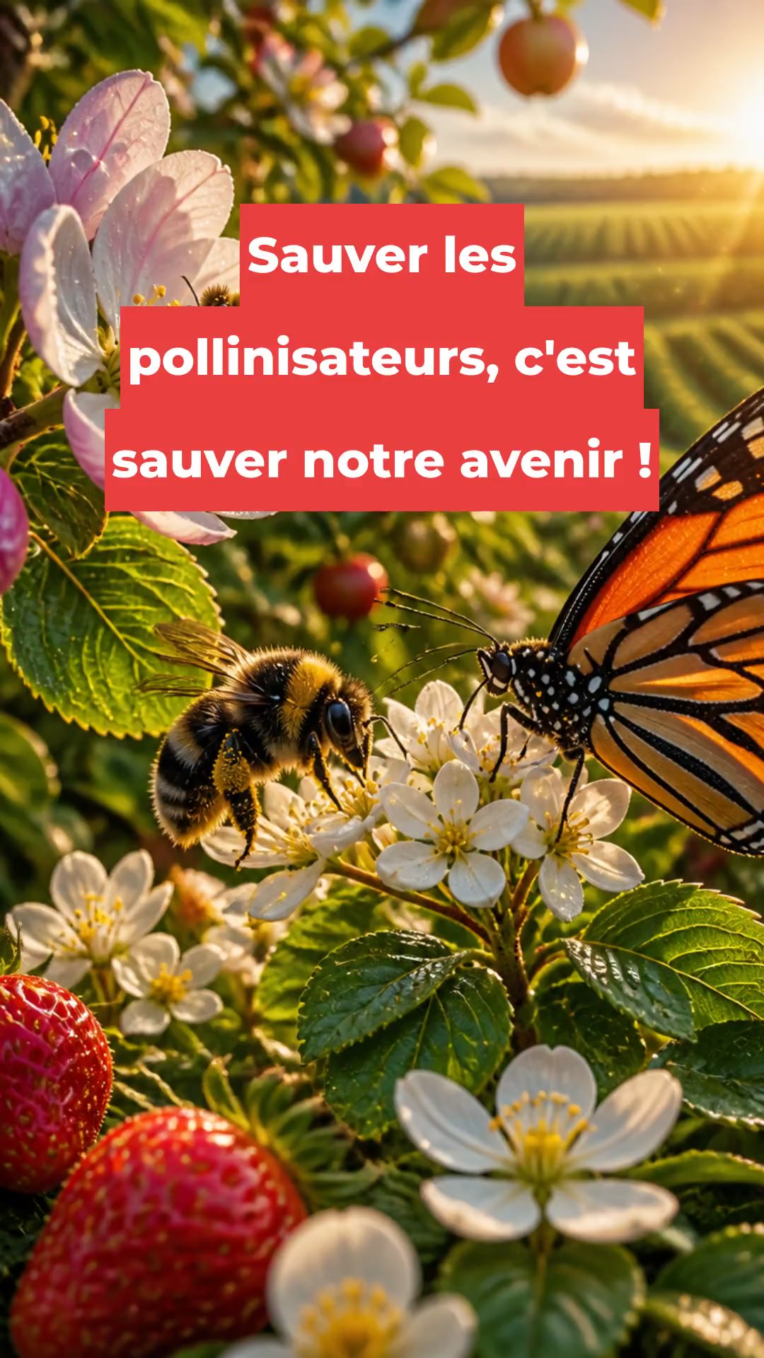 Sauver les pollinisateurs, c'est sauver notre avenir !