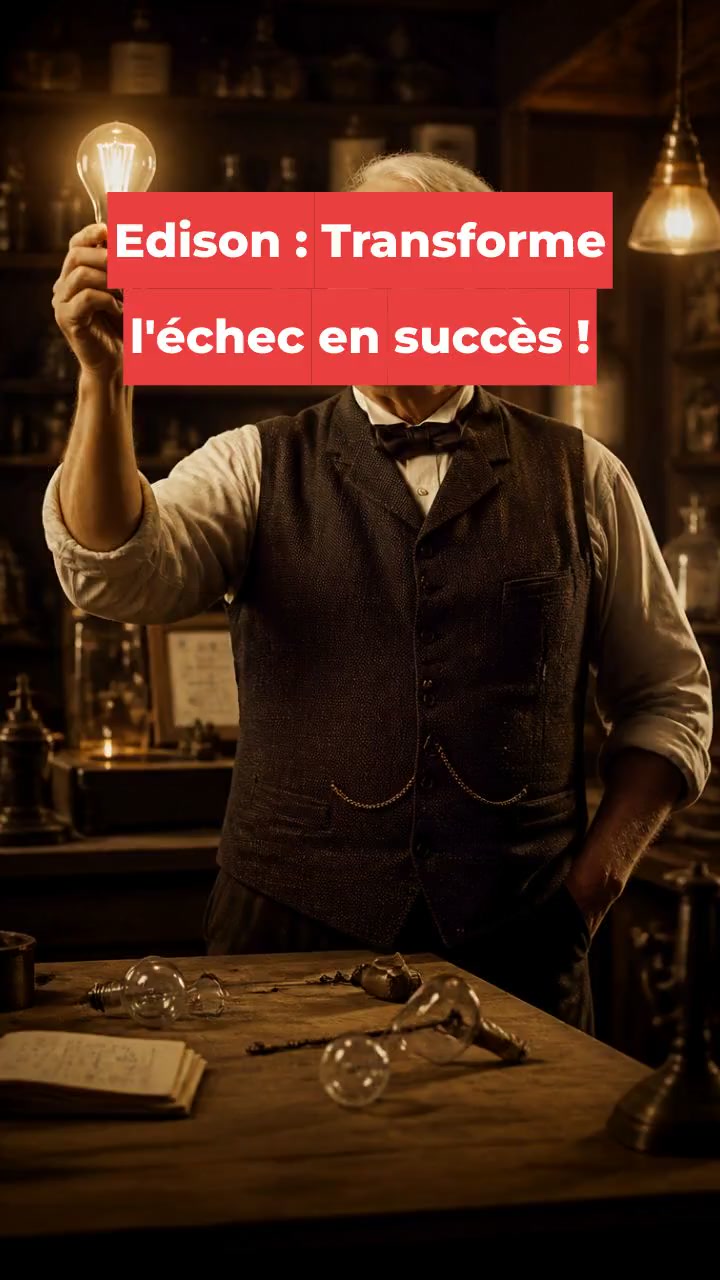 Edison : Transforme l'échec en succès !