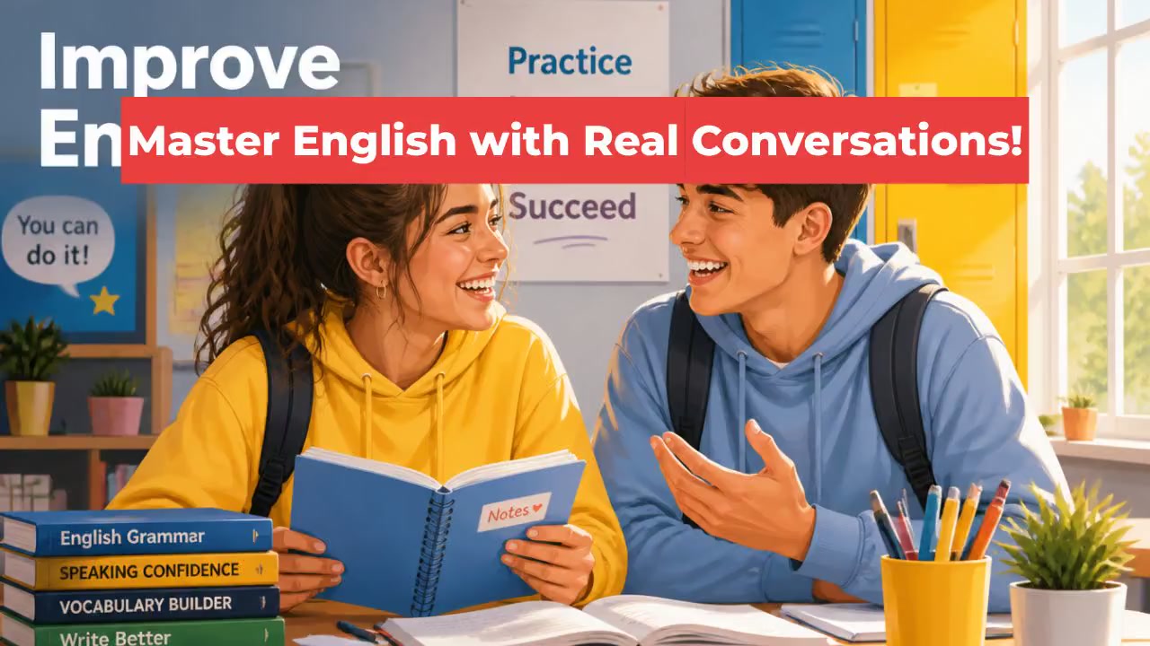 Master English with Real Conversations!