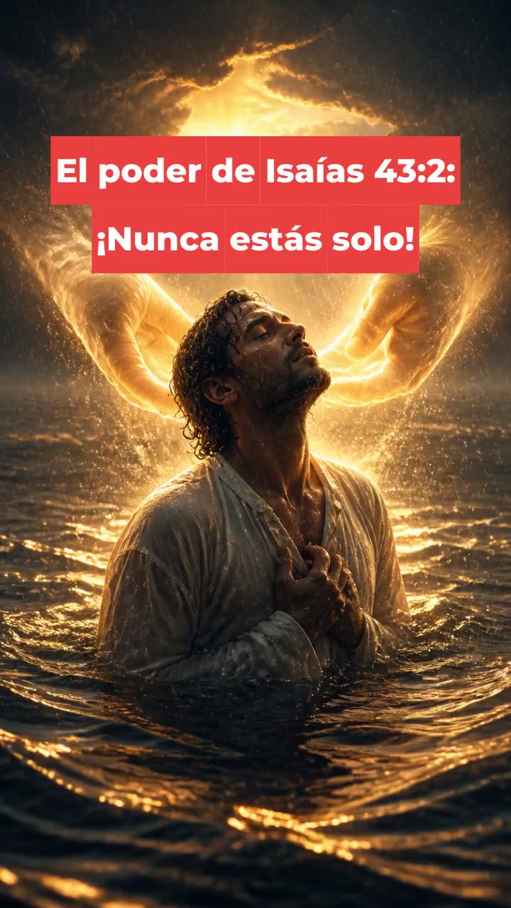 El poder de Isaías 43:2: ¡Nunca estás solo!