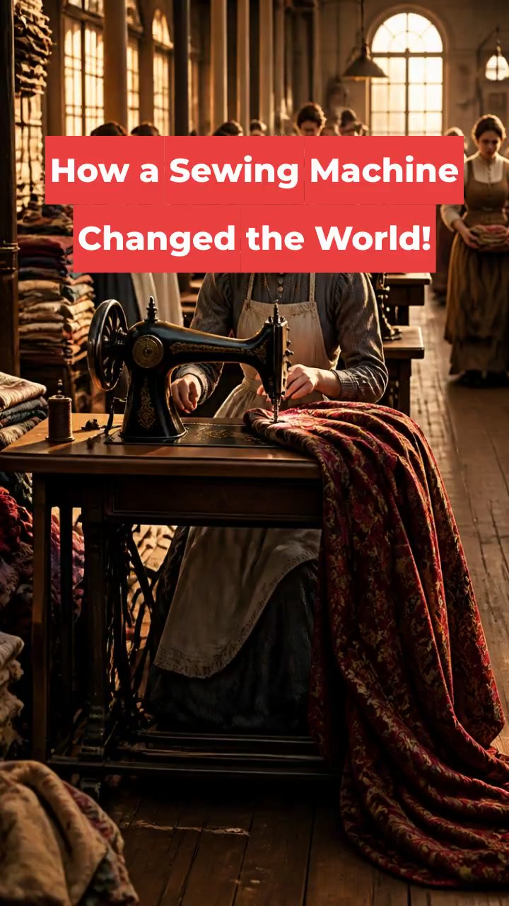 How a Sewing Machine Changed the World!