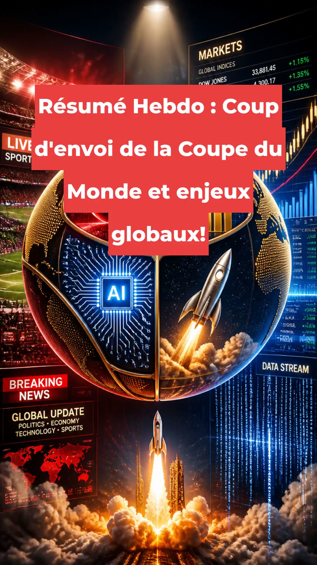 Résumé Hebdo : Coup d'envoi de la Coupe du Monde et enjeux globaux!