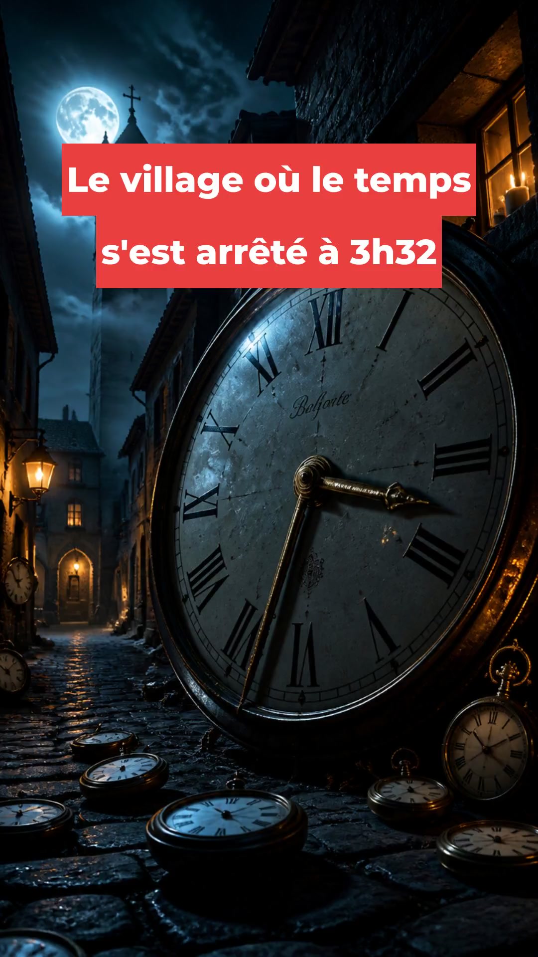 Le village où le temps s'est arrêté à 3h32