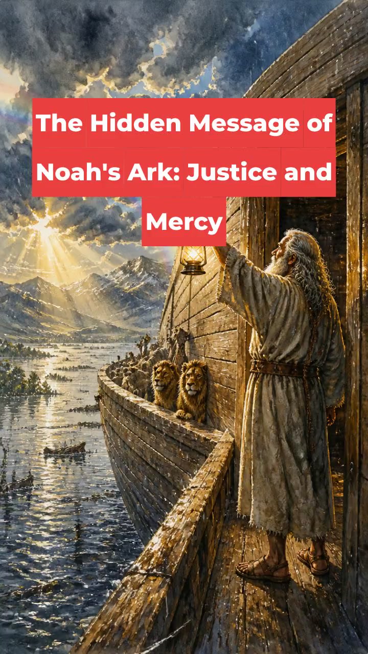 The Hidden Message of Noah's Ark: Justice and Mercy