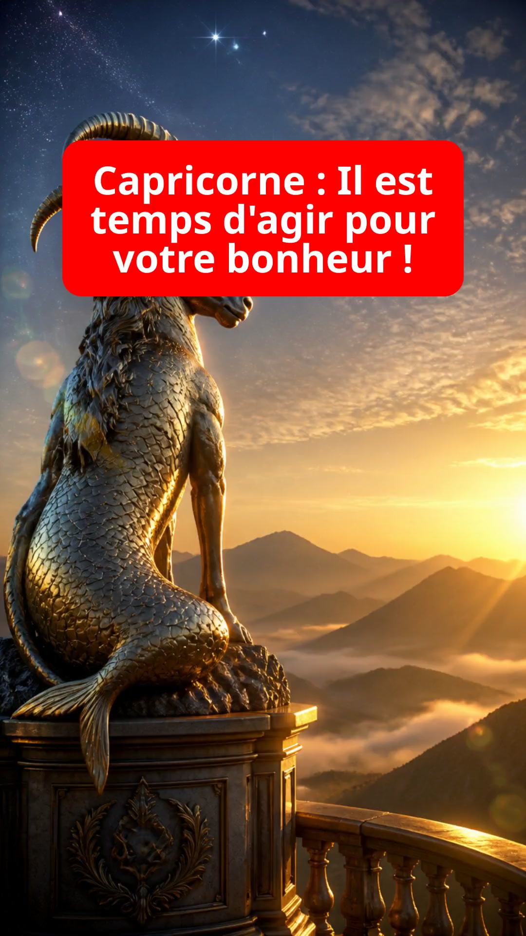 Capricorne : Il est temps d'agir pour votre bonheur !