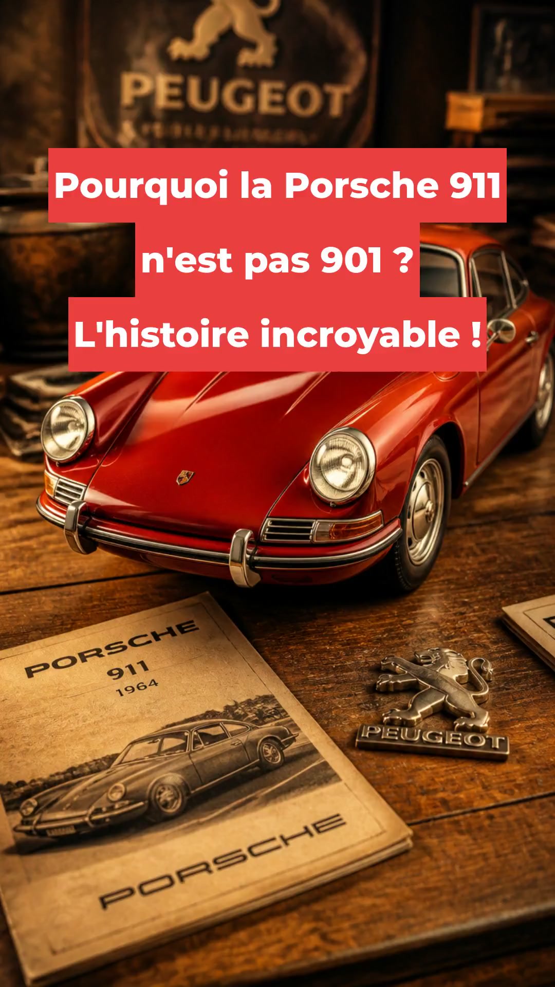 Pourquoi la Porsche 911 n'est pas 901 ? L'histoire incroyable !