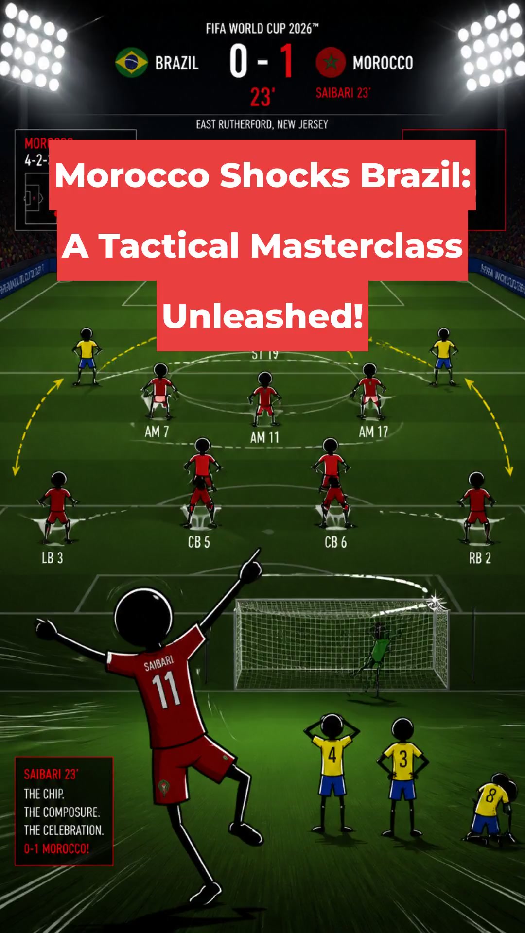 Morocco Shocks Brazil: A Tactical Masterclass Unleashed!