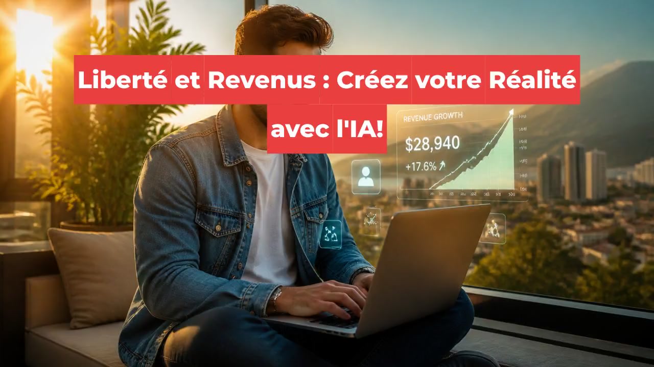 Liberté et Revenus : Créez votre Réalité avec l'IA!