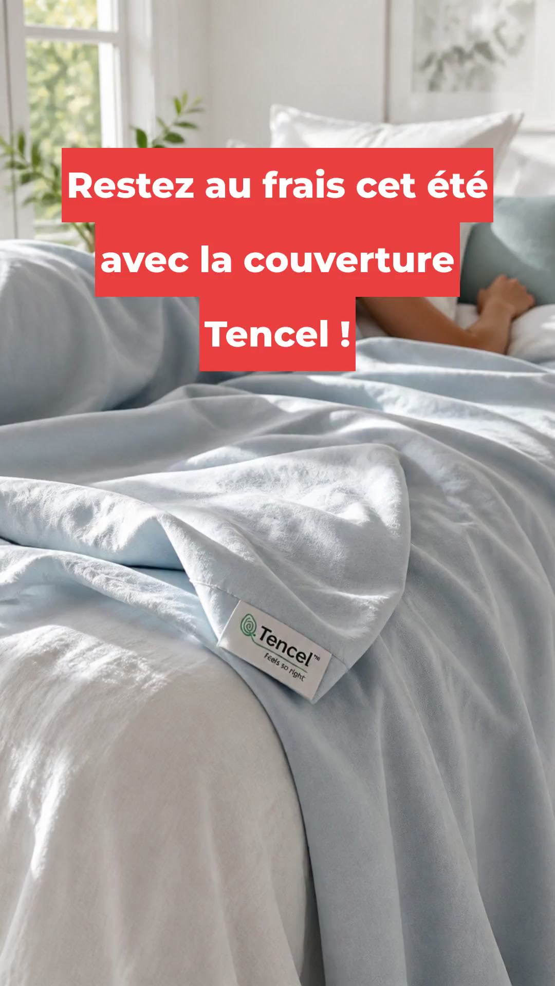 Restez au frais cet été avec la couverture Tencel !