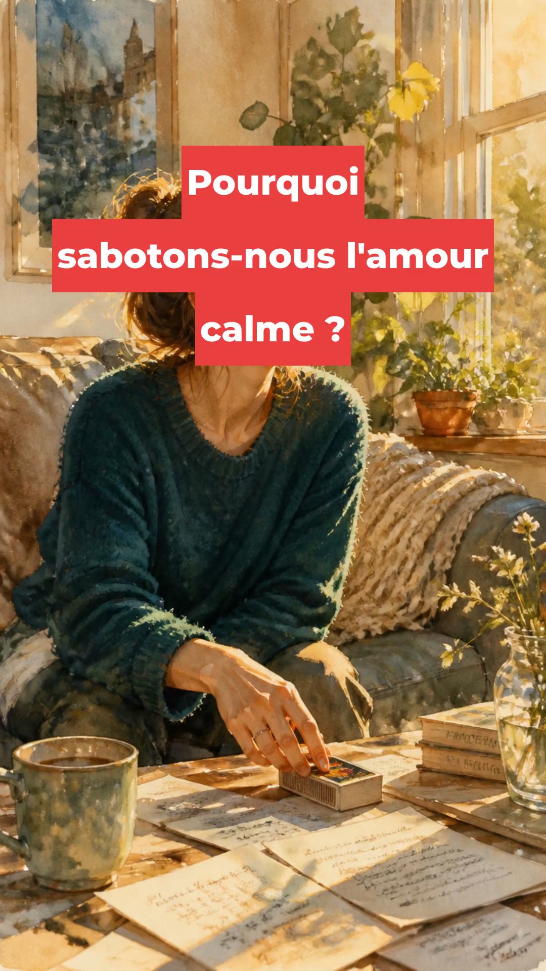 Pourquoi sabotons-nous l'amour calme ?