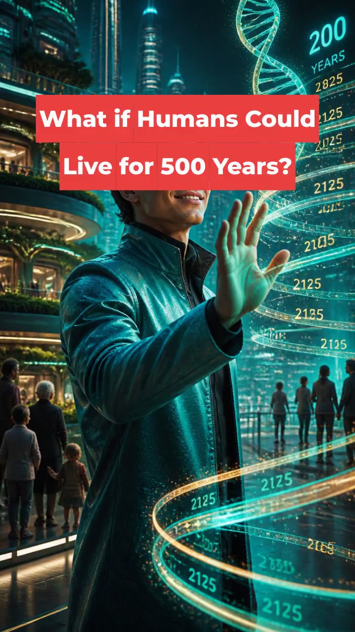 What if Humans Could Live for 500 Years?