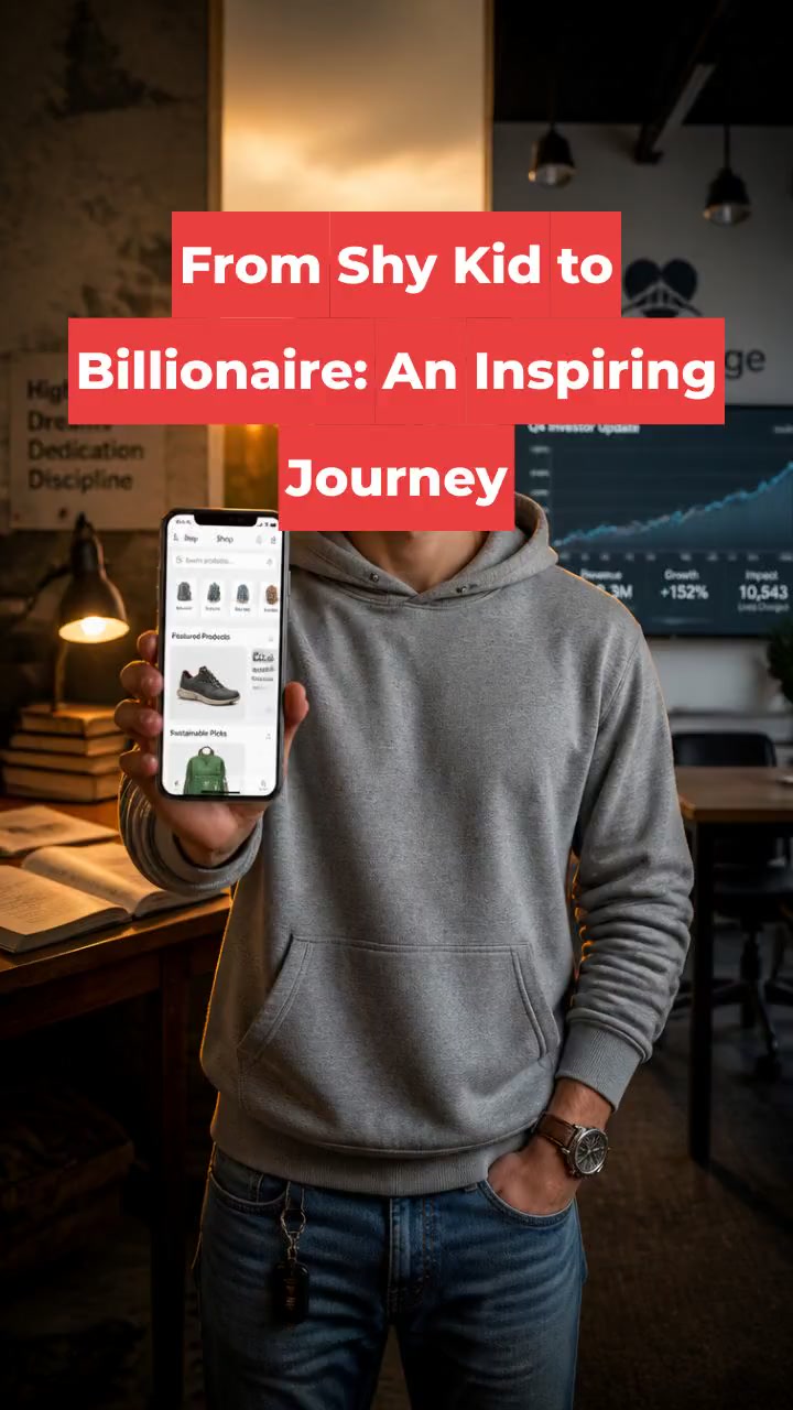 From Shy Kid to Billionaire: An Inspiring Journey
