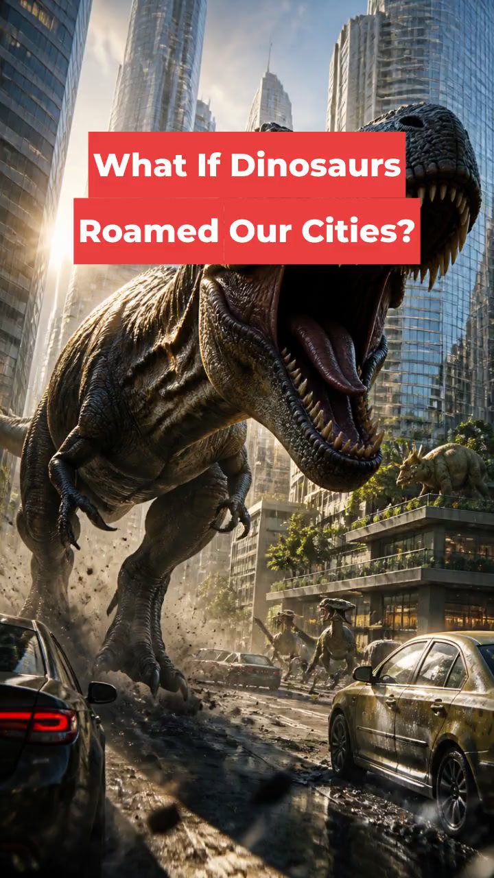 What If Dinosaurs Roamed Our Cities?