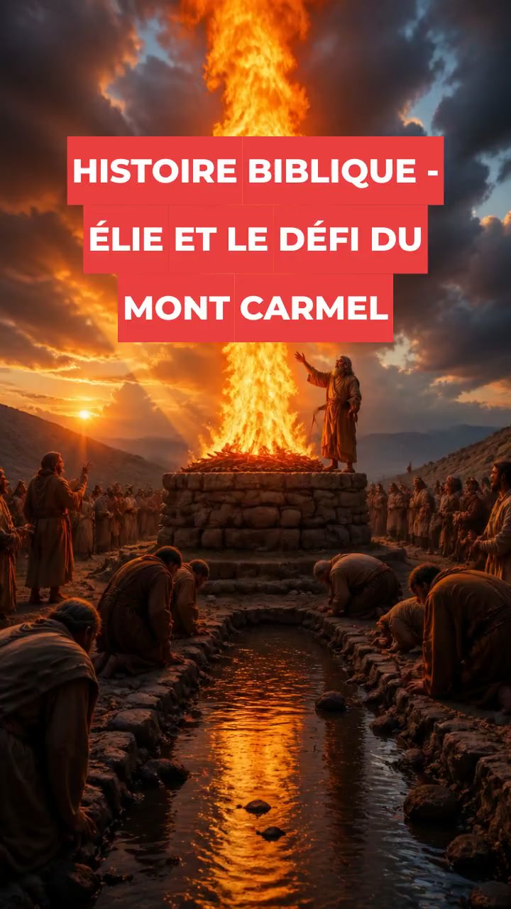 HISTOIRE BIBLIQUE - ÉLIE ET LE DÉFI DU MONT CARMEL