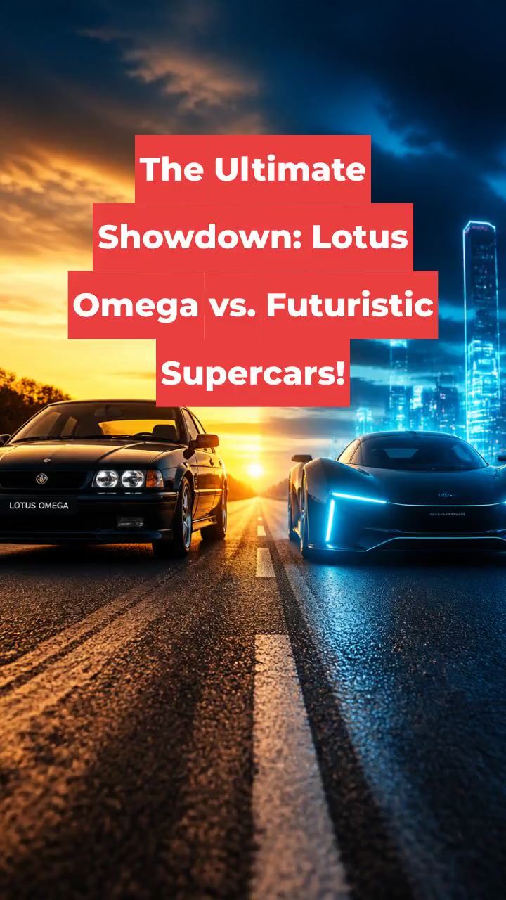 The Ultimate Showdown: Lotus Omega vs. Futuristic Supercars!