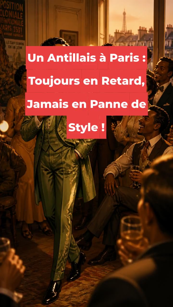 Un Antillais à Paris : Toujours en Retard, Jamais en Panne de Style !