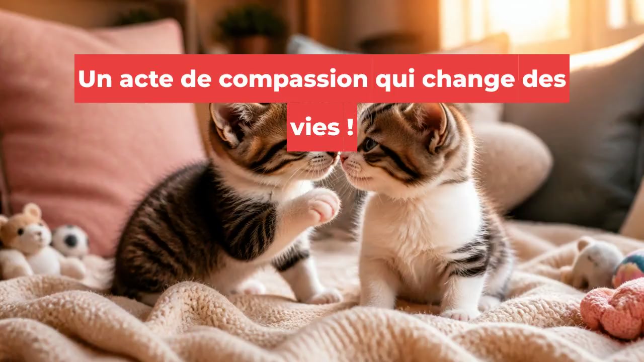 Un acte de compassion qui change des vies !