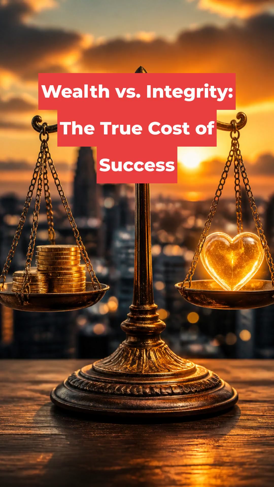 Wealth vs. Integrity: The True Cost of Success