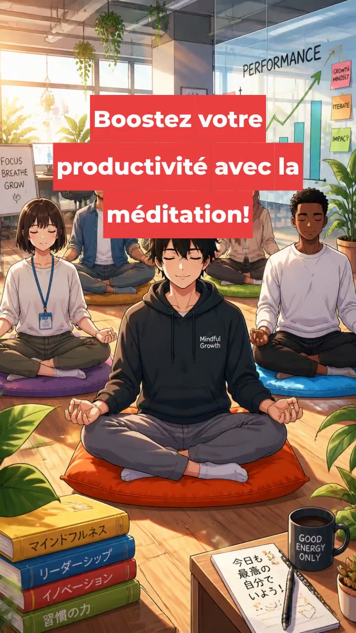 Boostez votre productivité avec la méditation!