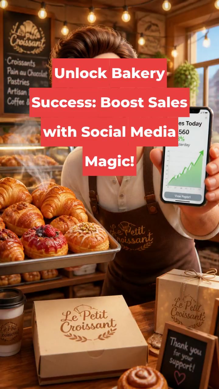 Unlock Bakery Success: Boost Sales with Social Media Magic!