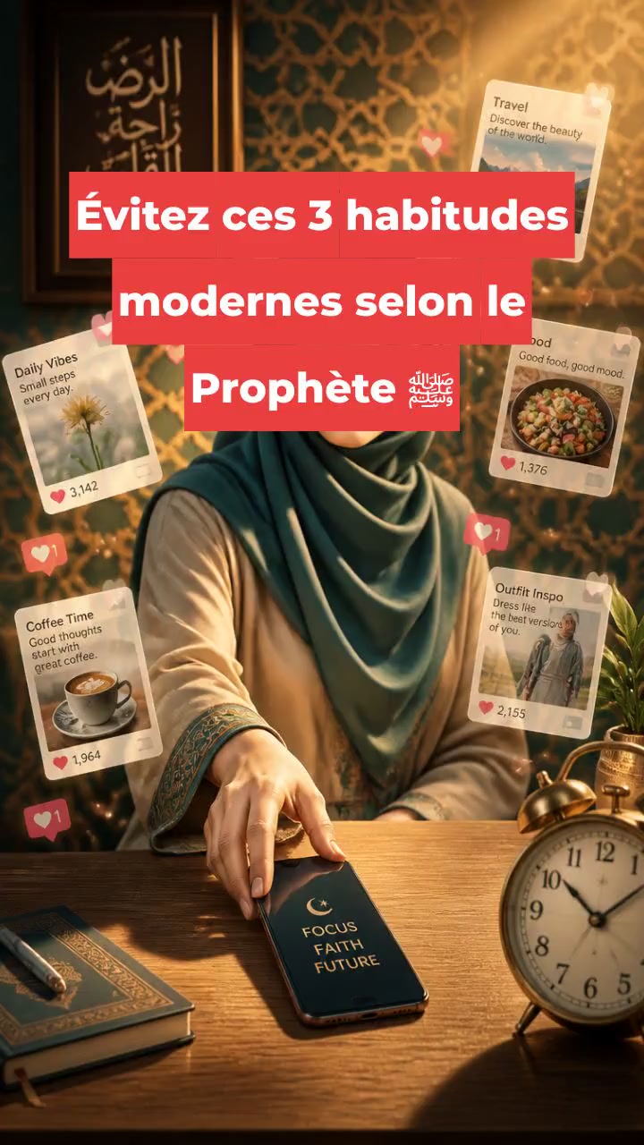3 habitudes modernes que le Prophète ﷺ nous aurait encouragés à éviter