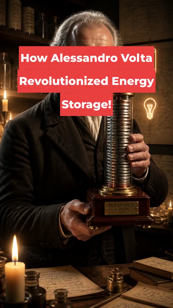 How Alessandro Volta Revolutionized Energy Storage!