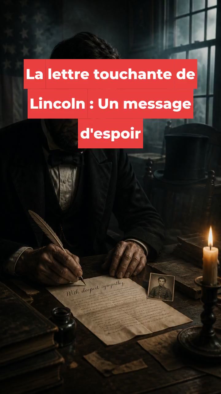La lettre touchante de Lincoln : Un message d'espoir