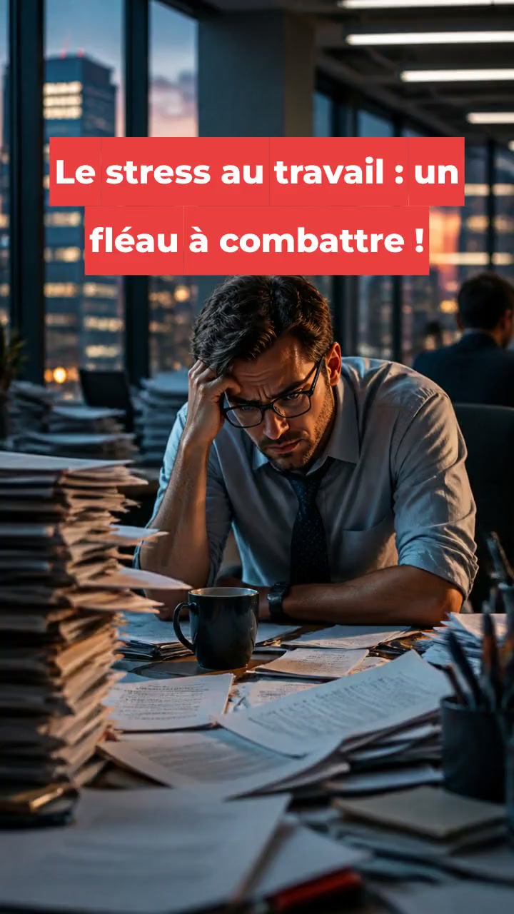 Le stress au travail : un fléau à combattre !