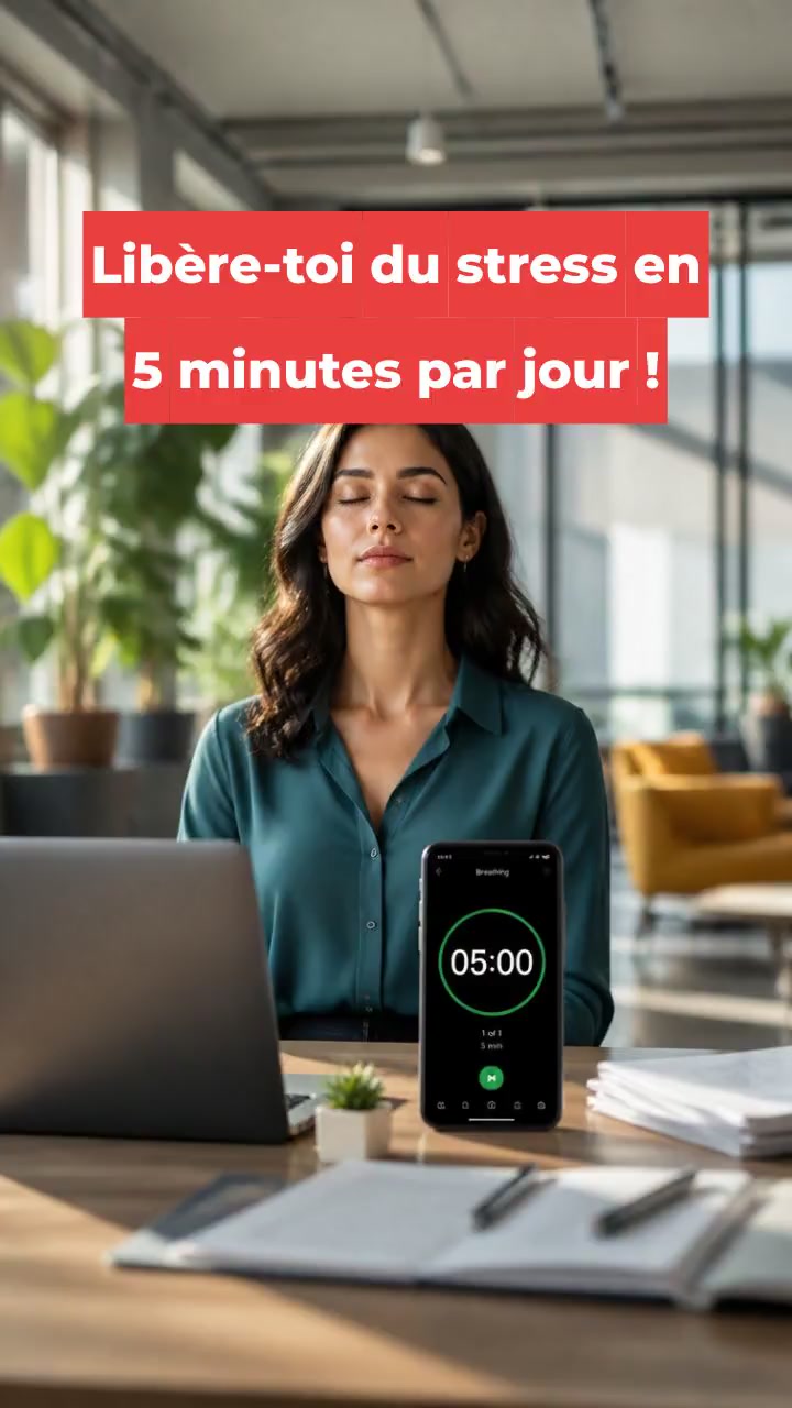 Libère-toi du stress en 5 minutes par jour !