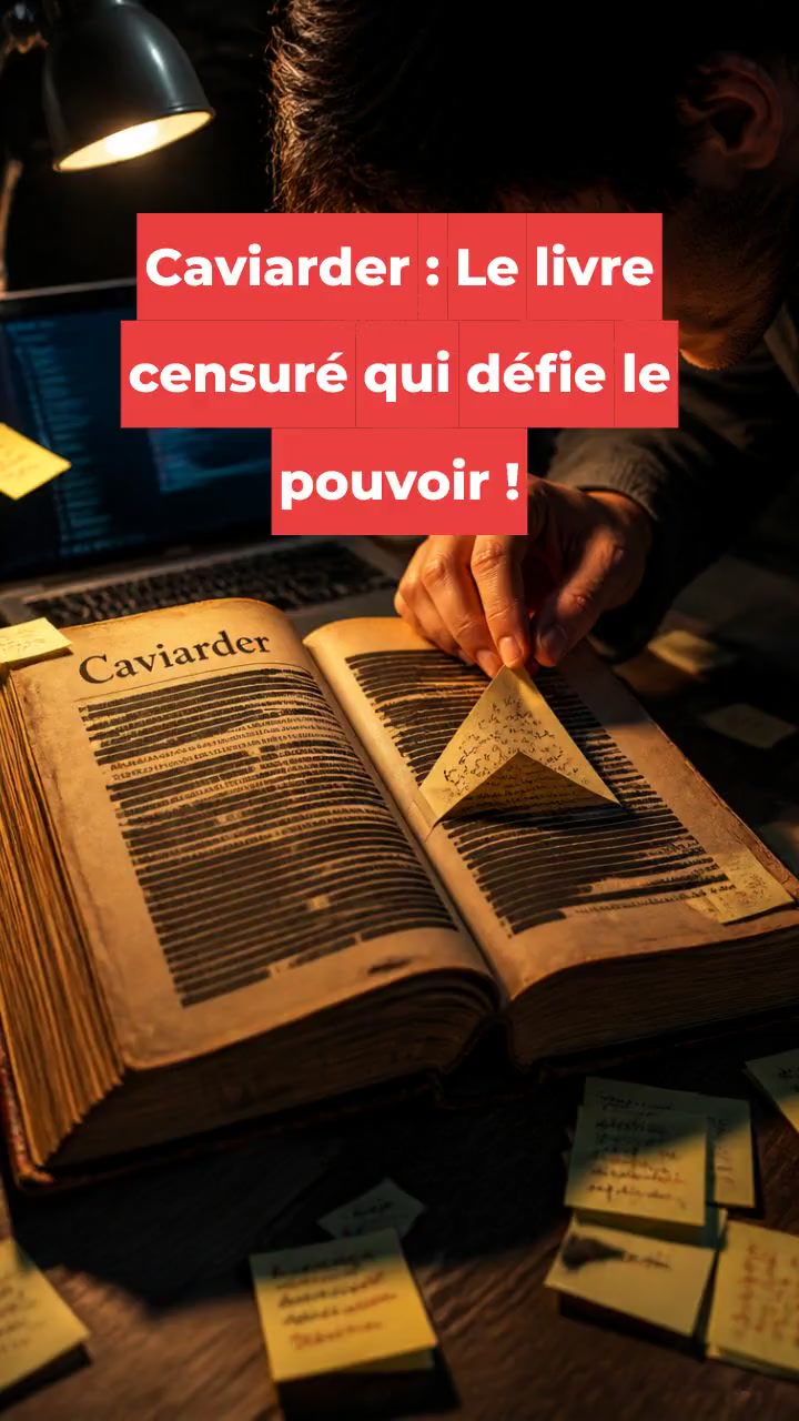 Caviarder : Le livre censuré qui défie le pouvoir !