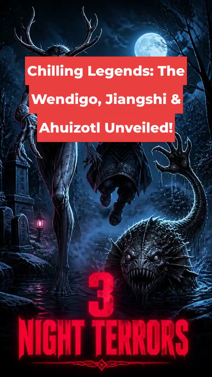 Chilling Legends: The Wendigo, Jiangshi & Ahuizotl Unveiled!