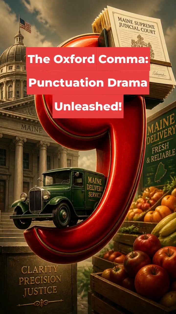 The Oxford Comma: Punctuation Drama Unleashed!