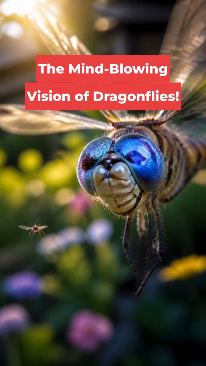 The Mind-Blowing Vision of Dragonflies!