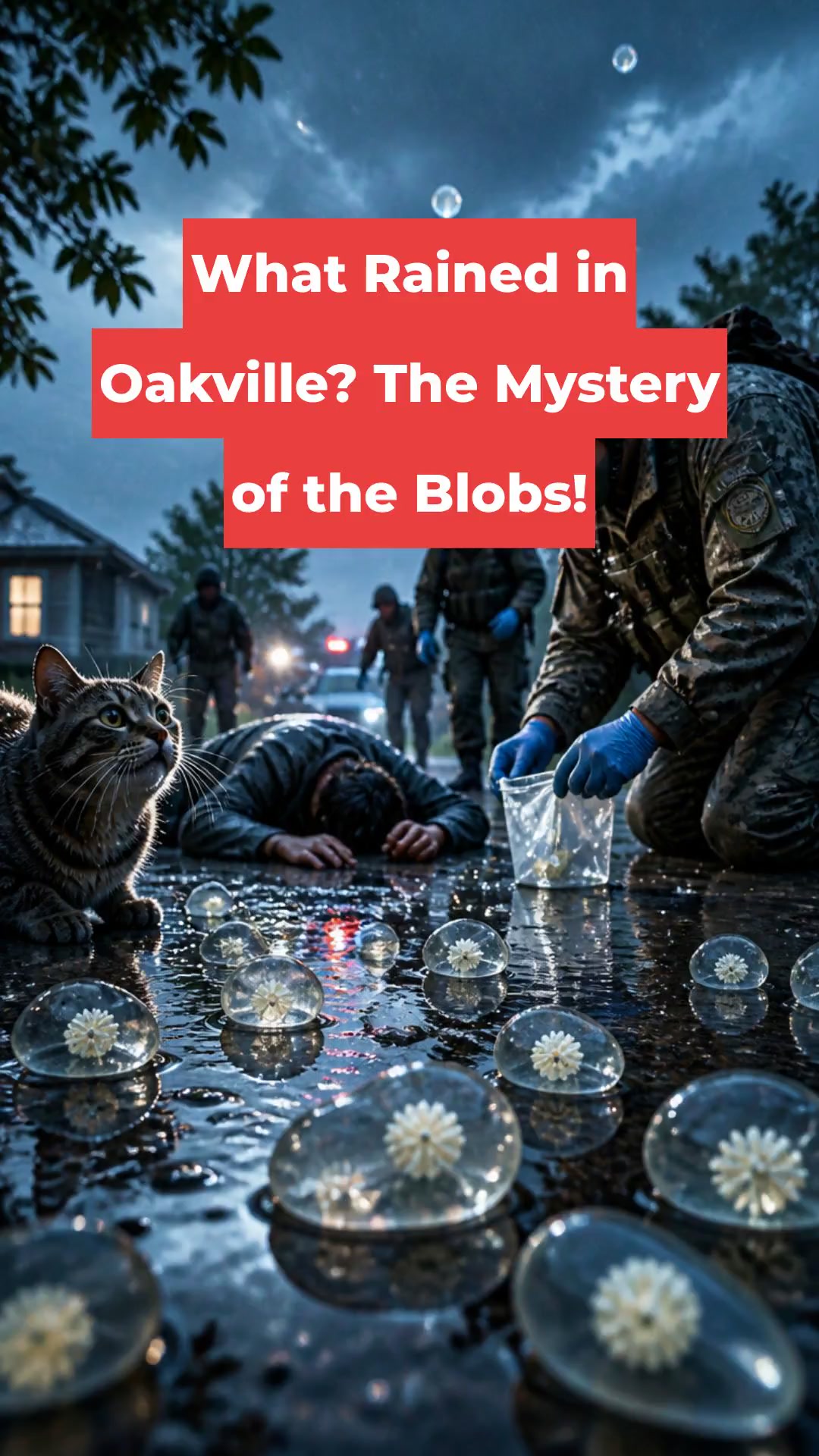 What Rained in Oakville? The Mystery of the Blobs!