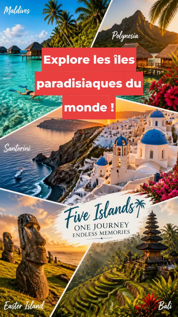 Explore les îles paradisiaques du monde !