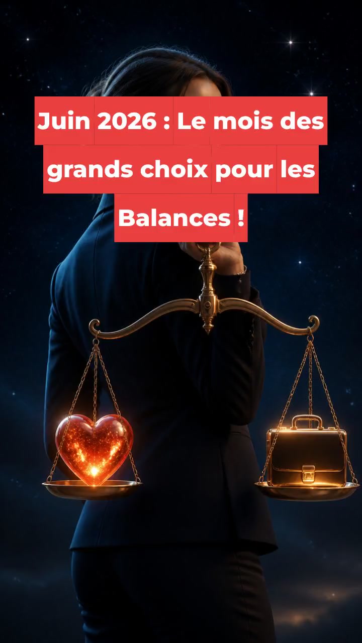 Juin 2026 : Le mois des grands choix pour les Balances !