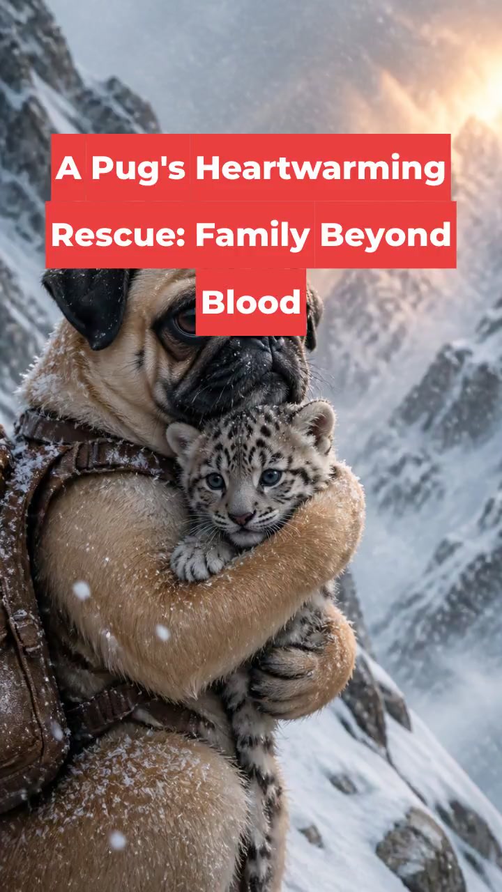 A Pug's Heartwarming Rescue: Family Beyond Blood