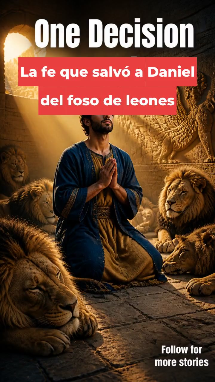 La fe que salvó a Daniel del foso de leones