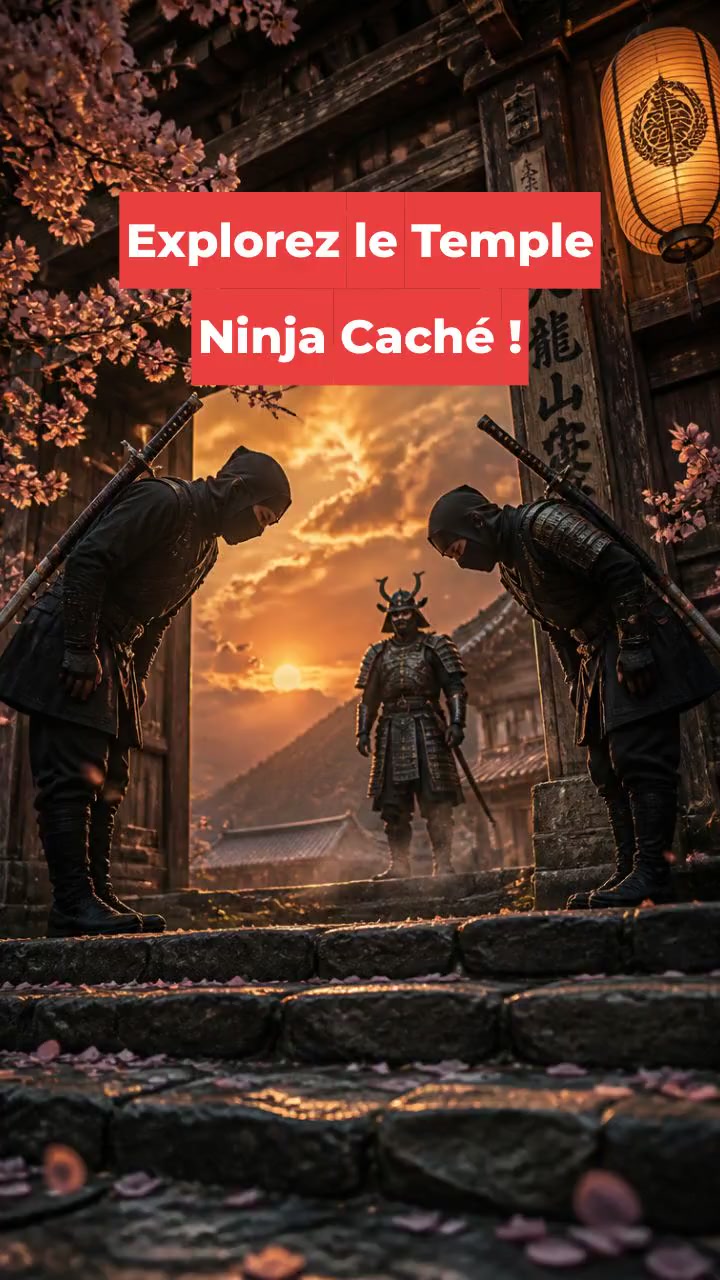 Explorez le Temple Ninja Caché !