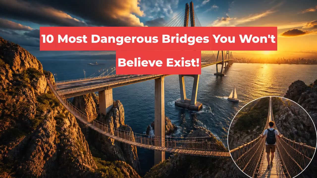 10 Most Dangerous Bridges You Won't Believe Exist!