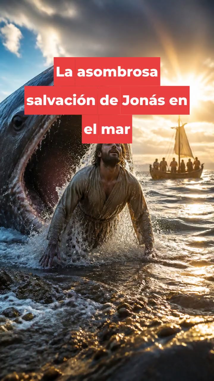 La asombrosa salvación de Jonás en el mar