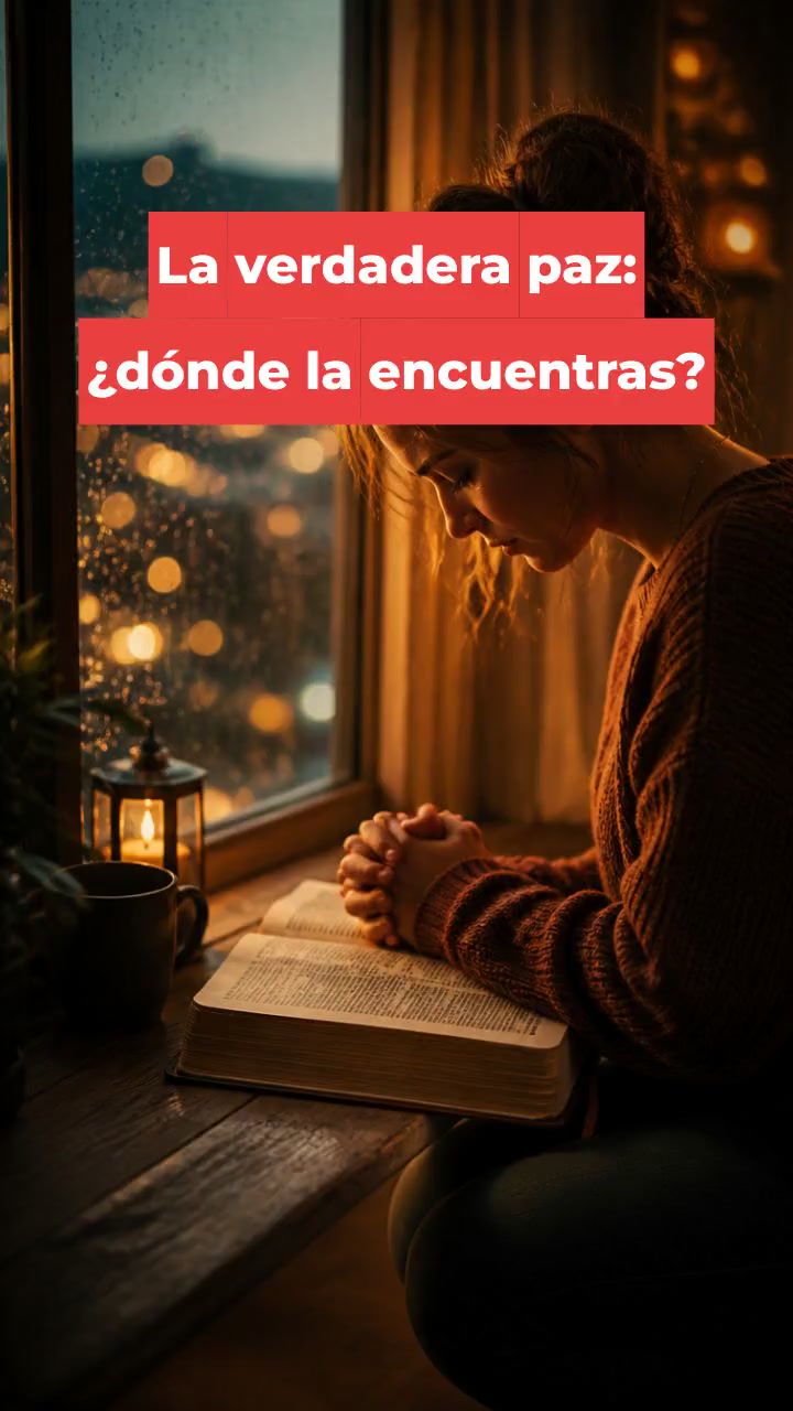 La verdadera paz: ¿dónde la encuentras?