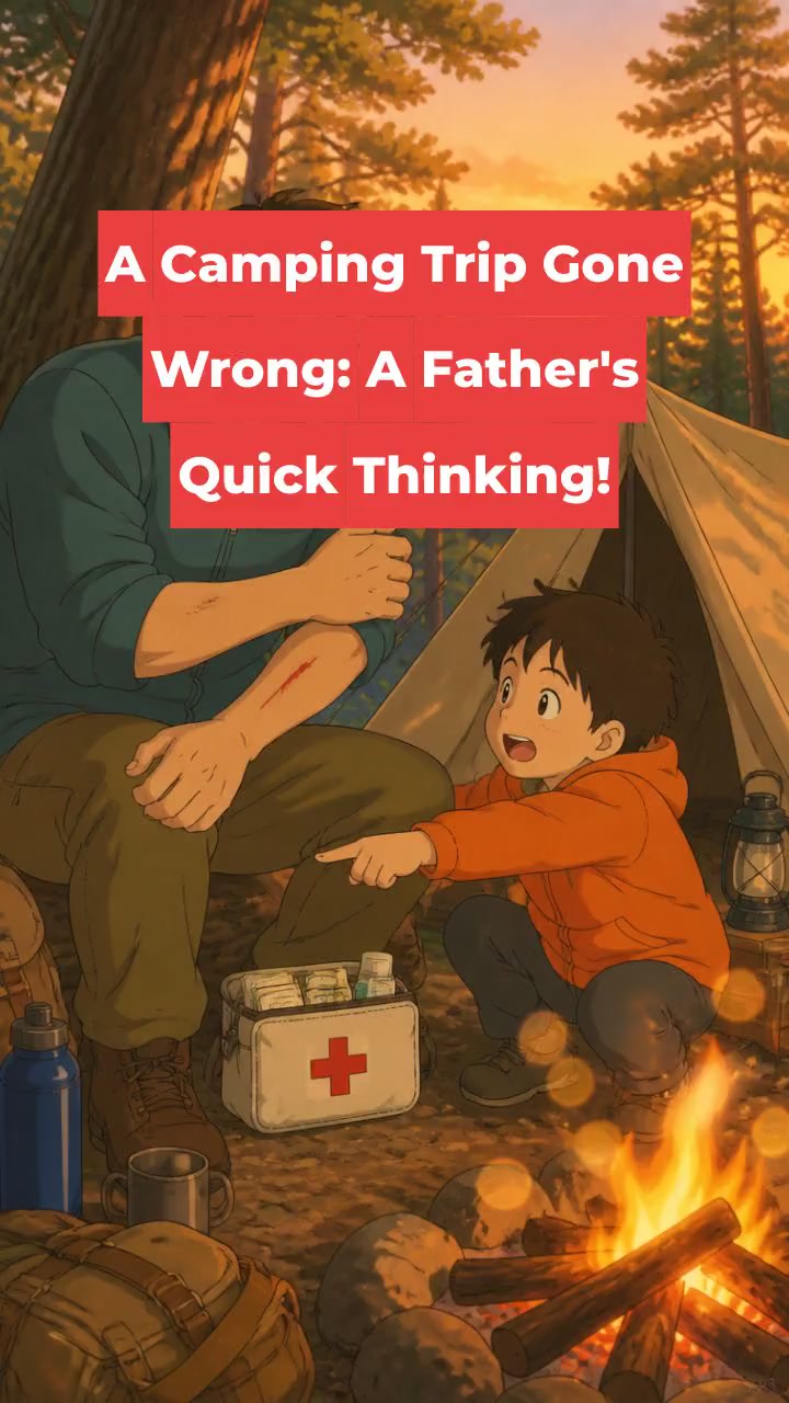 A Camping Trip Gone Wrong: A Father's Quick Thinking!